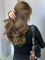 ヌヌ 渋谷 原宿 明治神宮前(nunu) レイヤーカットウルフカットボブグレージュオリーブべージュ