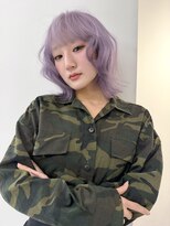 ヴィヴィー 福岡天神店(VIVIE)&nbsp;ラベンダーグレー/ラベンダーカラー/ミディアムレイヤー