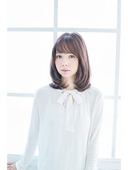 【fresa.15】ふわミディ・ブラウン透明カラー