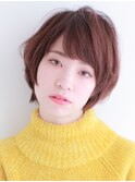 外国人風マッシュショート