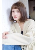 抜け感ワンカールボブ