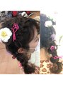 ヘアメイク アンティ ふわふわ♪ツインテールの編み込み可愛いです♪