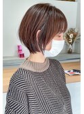 大人可愛い丸みショート［新百合ヶ丘］