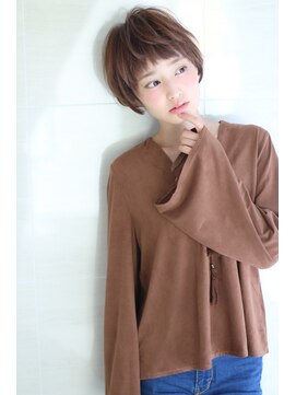 オーロ 緑地公園店(ORO) イメチェンローライトフォギーベージュ小顔ワンサイドショート