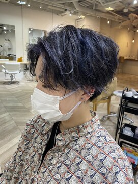 エル(EL by green) 《tomi》メンズライクショート×ラベンダーグレー