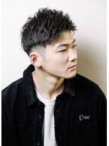 パウダー(powder)&nbsp;メンズニュアンスパーマ#ツイストスパイラル#ツーブロック