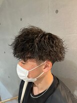 メンズサロンドットリアン(dot. lien)&nbsp;無造作スパイラルパーマ刈り上げマッシュメンズパーマ