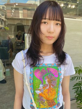 ソイ コンク 下北沢(soi conc) 顔まわりレイヤー/ダークバイオレット_下北沢