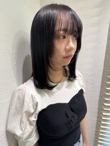 アジールヘア 池袋東口店(agir hair)&nbsp;韓国ヘア似合わせレイヤーカット前髪顔周りワンホンレイヤー