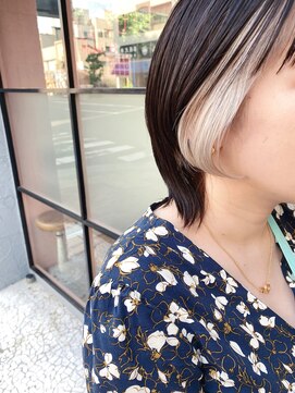 イルウィ(irwi) 【デザインカラー】ホワイトシルキーベージュインナーカラー