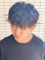 スウェル 船橋店(Swell)&nbsp;ハイライト/マッシュパーマ/ウルフ/波巻き/メンズ