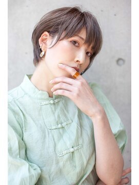 アッシュ 清瀬店(Ash) 20代30代40代『大人可愛い丸みショート』Ash清瀬店