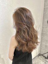 アンダーバーホワイト(_WHITE)&nbsp;ココアブラウン　レイヤースタイル