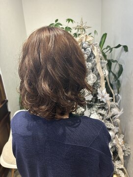 スレッド(SRED) デジタルパーマ ミディアムパーマ コテ巻きパーマ