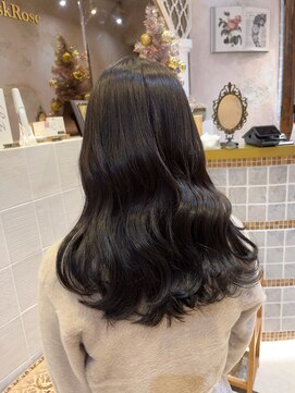 ロンドローズ 名古屋(Lond damaskRose) 学割 ブリーチなしダブルカラー ブリーチ 髪質改善 ボブ 827