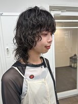 サロンドジョー(salon de joe)&nbsp;ウルフパーマボブパーマハードパーマ スパイラルパーマ奥東 巧真