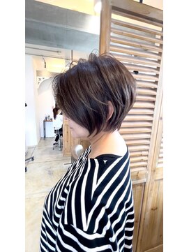 ボタニカル(BOTANICAL) 大人ショートカット大人可愛い束感ひし形シルエット