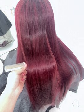 プロミルサロンギンザ(Promille salon GINZA) 【プロミルカルテ】艶髪レッドカラー