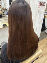 スカイ(SKY)&nbsp;髪質改善縮毛矯正韓国風レイヤーカットダブルカラーベージュ