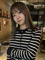 メイカ(MEIKA)&nbsp;【ミディアムロング × 透明感カラー ×  グレージュ】浅野美紀