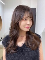 ビビバイベル(BiVi by BHEL)&nbsp;三重桑名韓国レイヤーカット顔周りレイヤーボブベージュカラー