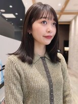 ケーツー あべのキューズモ－ル店(K-two)&nbsp;ナチュラルレイヤーカット*ミディアムヘア*透明感ベージュカラー