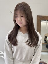ダメージレスな透明感たっぷりのイルミナカラー人気です◎