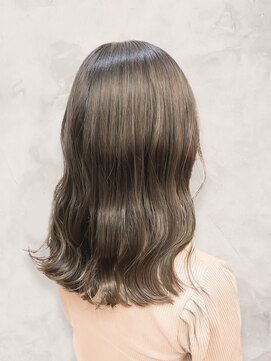 オーガニック ライフ 若葉 鶴ヶ島(organic+life) 艶感♪髪質改善カラー大人可愛いグレージュ20代30代40代