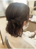 ボブパーマ×ハイライト