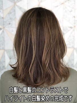 イロドリ 熊本上通り店(irodori) 白髪を活かしたミルクティーブラウン