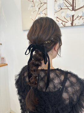 ジジ チーク 栃木(Gigi cheek) あみおろしヘア