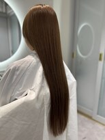 アンサー(answer)&nbsp;明るめくすみブラウン×ロング