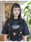 ストレートレイヤー★セミロング