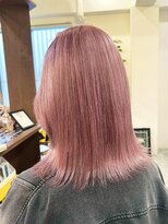 ラック 表参道(LUCK)&nbsp;モーブピンク/ピンクベージュ/ブリーチ/デザインカラー