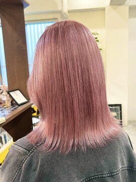 ラック 表参道(LUCK) モーブピンク/ピンクベージュ/ブリーチ/デザインカラー