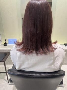 リー 尼崎(Lee) ブリーチなしでつくるピンクカラー