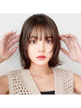 モンド ヘアクリエーション 下荒田店(monde hair creation) 【monde】外ハネボブ×シースルーバング