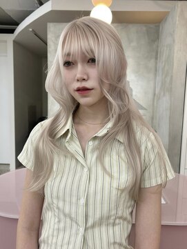 ペレ アネックス 大阪梅田茶屋町店(PELE ANNEX) くびれヘア/アプリコットオレンジ/夏のヘアアレンジ/梅田