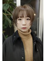 フィル(fil)&nbsp;マッシュショート／ミルクティーベージュ