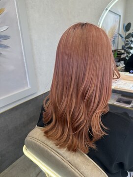 イリエヘア 川口(irier hair) 艶モテカラー☆ピンクベージュ