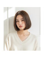 フェアリーテール 高坂店&nbsp;まとまり美人◎前髪なし大人ボブ