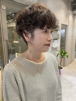 ムクコア(Muk CORE)&nbsp;ショートボブパーマボブニュアンスルーズパ-マ大人可愛い川崎