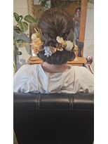 ヘアードレスビュー(hair dress V.I.E.W)&nbsp;成人式前撮りヘアセット