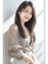 アッシュ 学芸大学店(Ash) ロング/大人女性/モカベージュ/髪質改善カラー/脱白髪染め