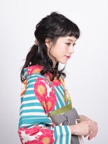 アース 前橋店(HAIR&MAKE EARTH)&nbsp;☆着物ヘア☆フェアリーハーフアップ