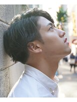 ショートレイヤーかき上げソフトツーブロックビジネス