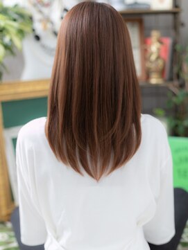 カバーヘアアンドスパ ブリス 浦和(COVER HAIR&SPA bliss) センターパートラフニュアンエアストレートT3浦和20代30代40代!