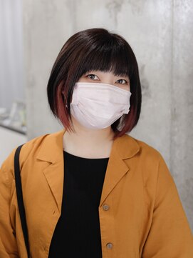 スラップス(SLAPS.) ボブ　イヤリングカラー　ピンク