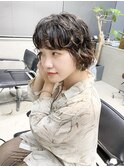 ボブパーマ　ボブ　くせ毛風パーマ