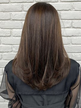 ディフィーノ 青山(DIFINO) 【DIFINO 青山】暗髪艶カラー/ミディアム